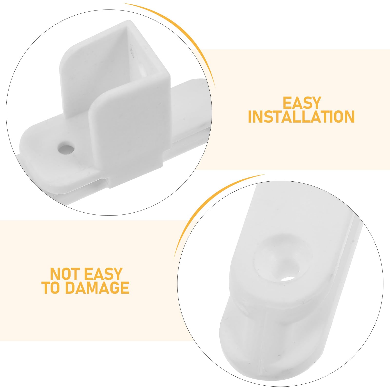 Levemolo Juego de Conectores Ajustables Herrajes de Plástico y Acero para Montaje Seguro y Elevación Suave para Riel de Cuna y Muebles en Reparaciones y Ensamblaje