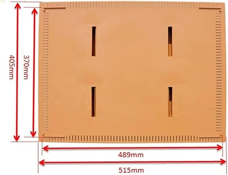 3 Layers Insulation Plastic Beehive, Solid Beehive 10 Frames Plastic Beehives Top Bee Feeder for Bee Keeping