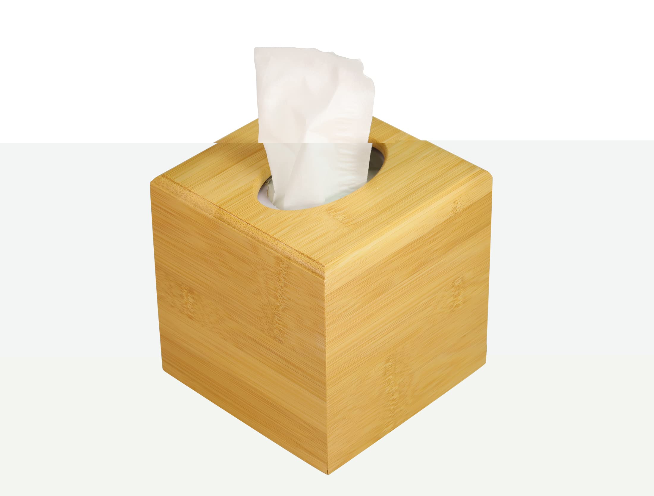 Cube Tissue Box Holders (Bamboo)