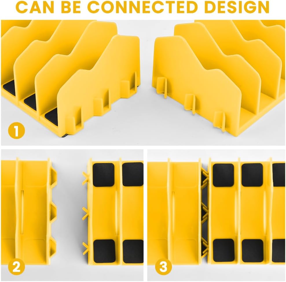 2Pcs Pliers Organizer Rack, 10 Slots Pliers Cutters Organizer Rack Plastic Tool Organizers Space Saving Tool, Drawer Toolbox Organizers for Tools Box Storage(COLOR:yellow)