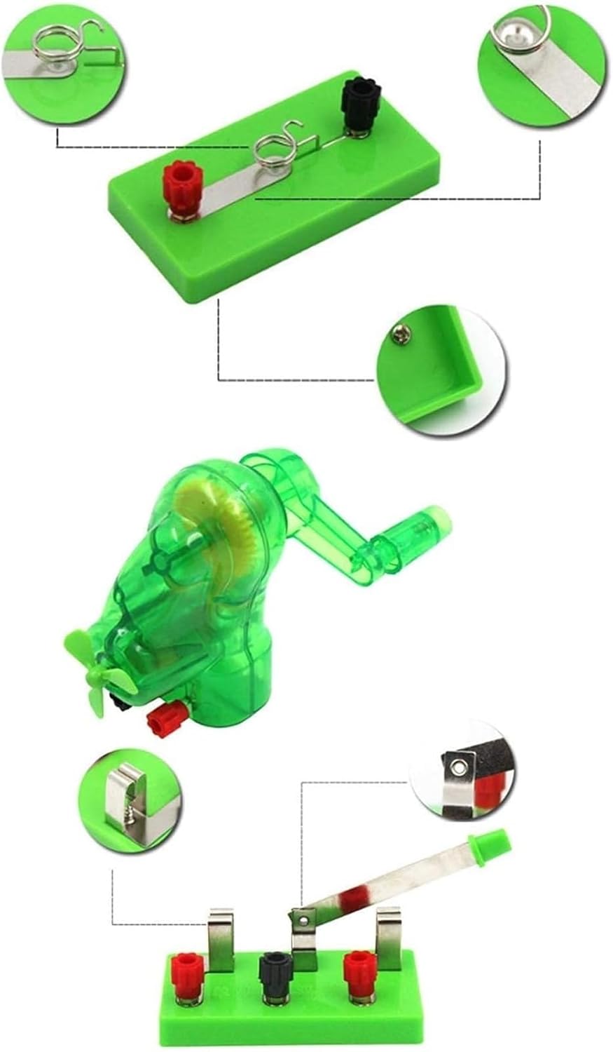 DIY Fun Wind Power Generator Experiment to Explore The Electromagnet Experiment Electrical Experiment Box Laboratory