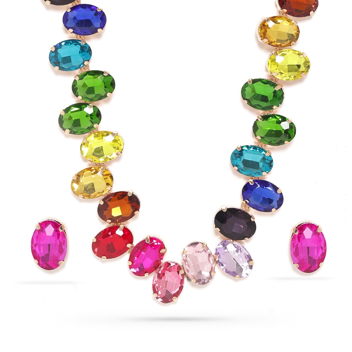 Rubans Necklace Set Trendy Stylish Crystal Jewellery Gift for Women & Girls - Review, Price and Buying Guide