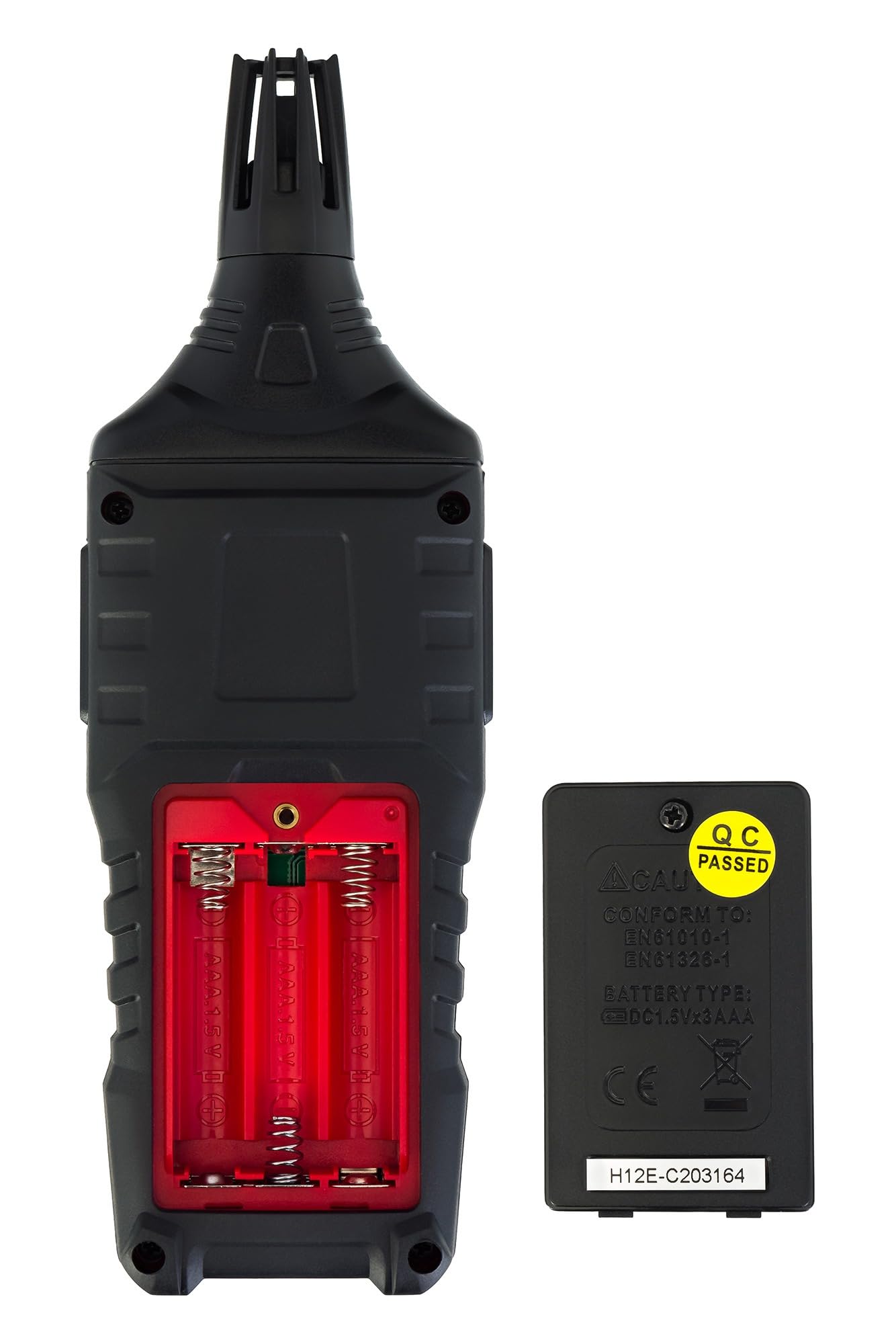 Wett TU30 Hygrometer-Thermometer, Temperatur- und Feuchtigkeitsmessgerät Innen/Außen, Taupunkt, farbiges LCD-Display, Min/Max-Speicher, automatische Abschaltung, schnelle Messung, °C/°F