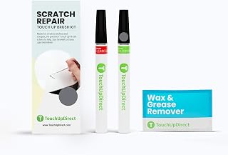 TouchUpDirect NH-830M Lunar Silver Metallic Compatible with Honda Exact Match Scratch Repair Touch Up Paint - Brush Kit