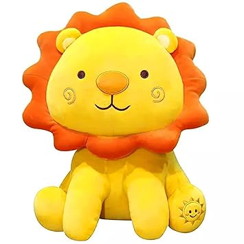 HUG n FEEL SOFT TOYS Lion Animal Soft Toy for Boys/Girl (35cm)