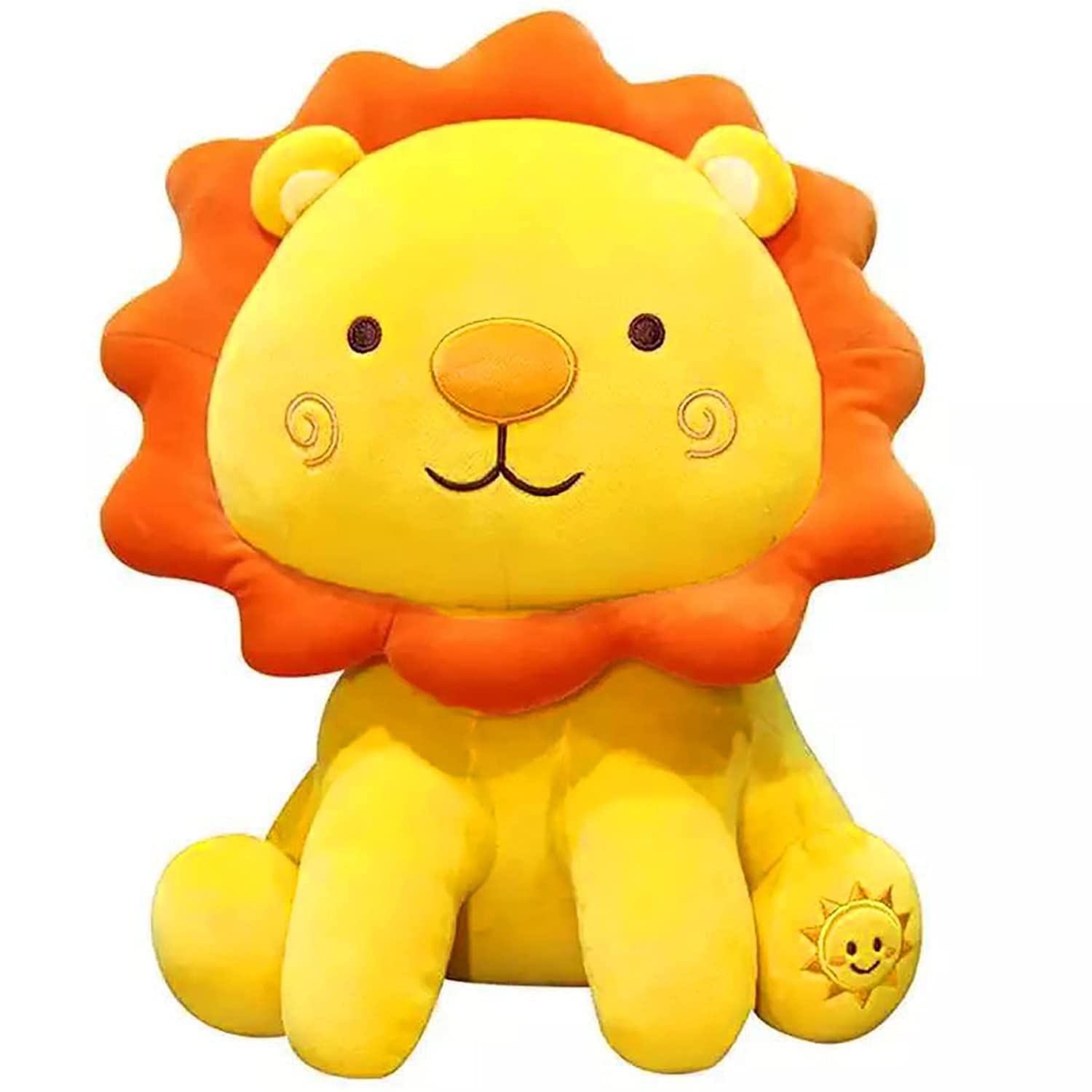 HUG 'n' FEEL SOFT TOYS Lion Animal Soft Toy for Boys/Girl (35cm)