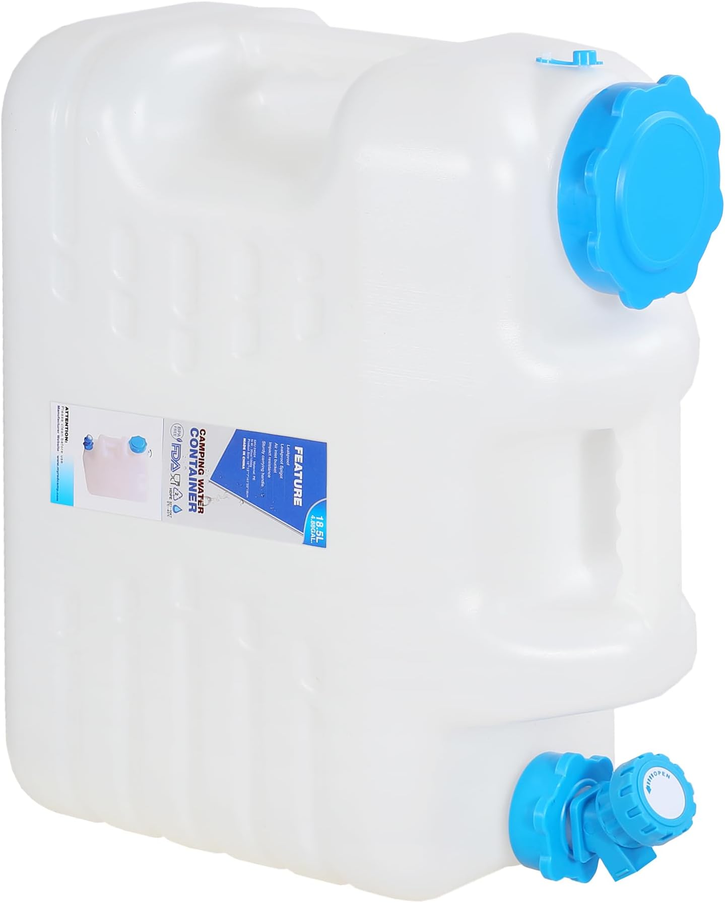 4.9 Gallon Water Container