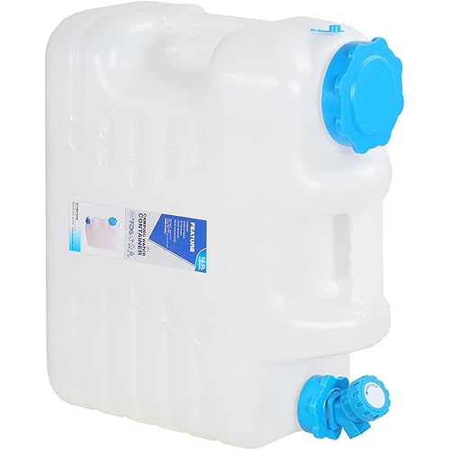 REDCAMP 5 Gallon/18.5L Portable Water Container with Spigot, Camping Water Jug, Camping Water Container,Large Water Tank,Portable Emergency Water Storage for Camping,Car,Hiking,Hurricane Supplies