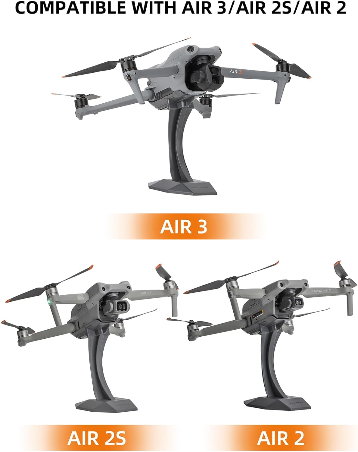CAPART Desktop Display Stand for DJI Air 3 / Air 2S /Air 2 Dorne, RC Drone Collection Exhibition Display Mount Base Support