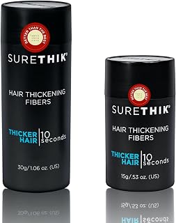 SureThik Hair Thickening Fibers 30g + 15g (Black) Price In India