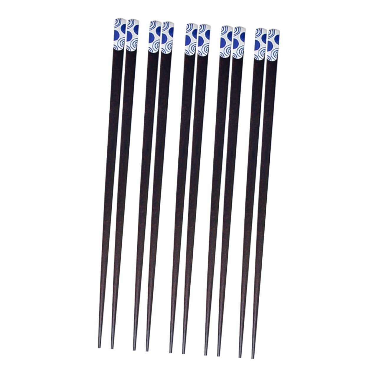 Repose-baguettes 5 paires de baguettes japonaises en bois pour enfants Baguettes en métal Couverts coréens pour enfants Baguettes faites à la main Baguettes en céramique Baguettes d'entraînement