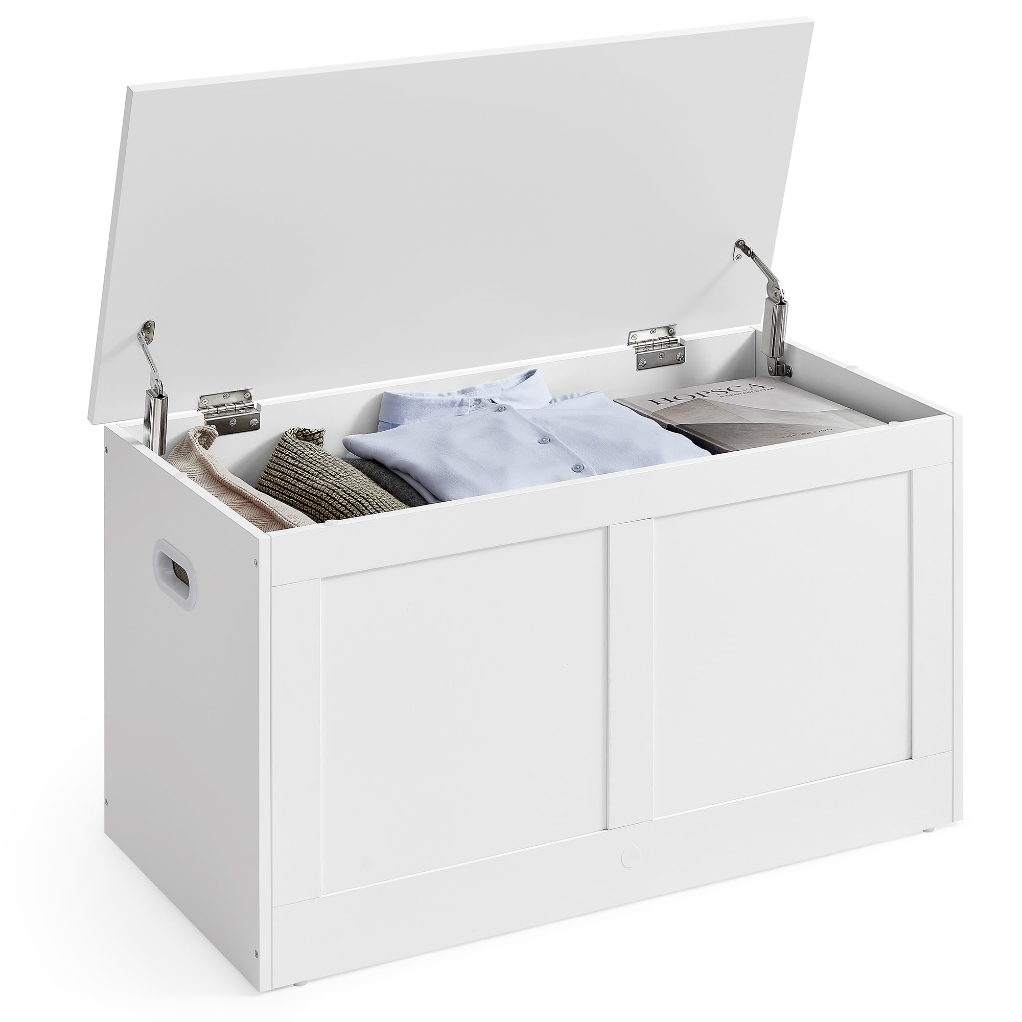 Banc à chaussures VASAGLE avec 2 charnières de sécurité pour chambre