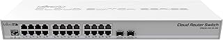 Mikrotik CRS326-24G-2S+RM Network Switch L2 Gigabit Ethernet (10/100/1000) Grey Power Over Ethernet (PoE)