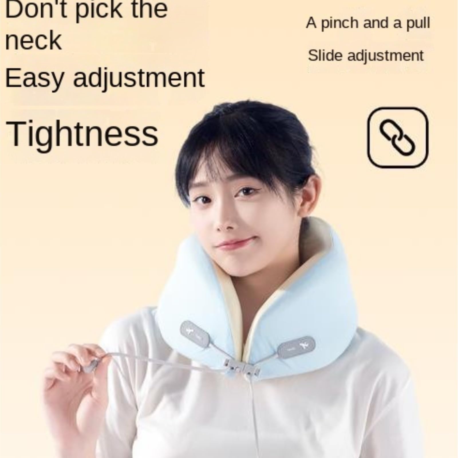 Compact Coussin De Voyage L'oreiller Cervical Ajustable en Forme De U Peut Être Rangé Manière À Facilement Transporté Avion Adultes Bureau(Grün)