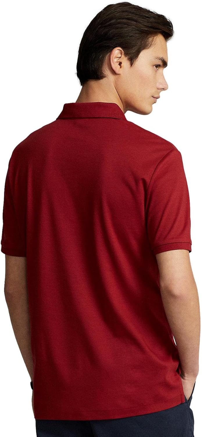 Polo Ralph Lauren Mens Medium Fit Interlock Pony Shirt- ClscWineSigPny - L - Image 5