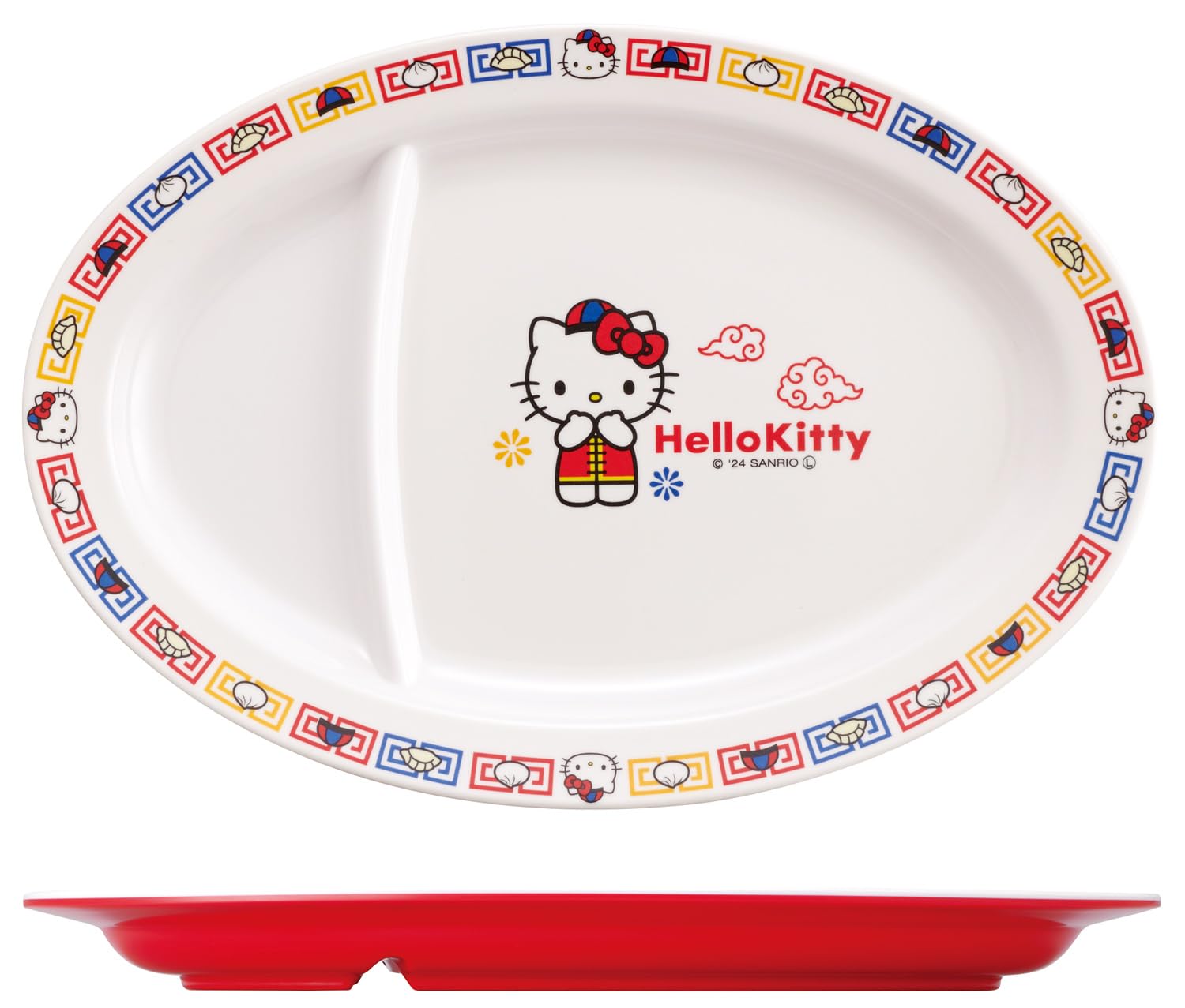 Amazon｜スケーター(Skater) メラミン製 ギョウザ 餃子 皿 食器