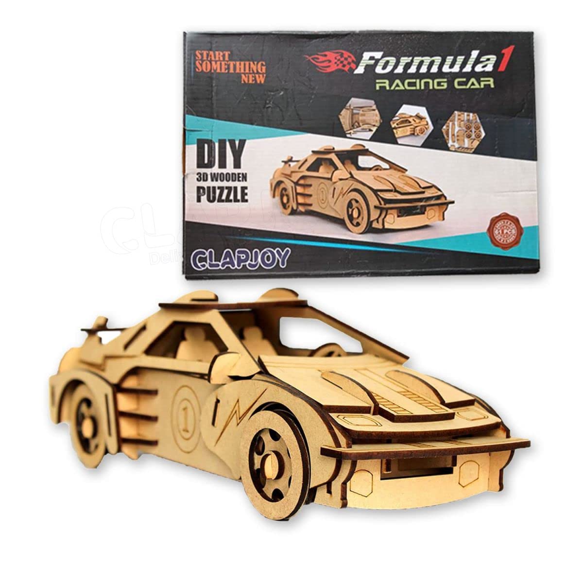 Clapjoy 3D Wooden Puzzle - Wooden DIY kit | Construction kit Toy, Modeling Kit, Hobby Toy kit | Return Gift for Kids & Adults Age 6-99 Years (Monster Truck) (B0B5ZF7PWK) Amazon Price History, Amazon Price Tracker