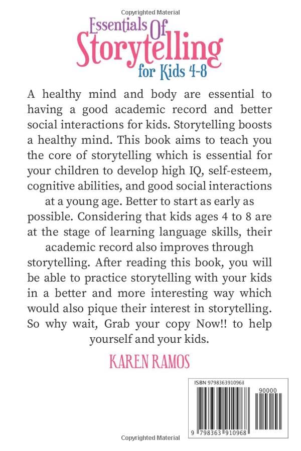 Essentials of Storytelling for Kids Ages 4-8: Make your Kids Practice on how to Create their Own Imaginative Stories with Fun 2 61Li1olf9zL