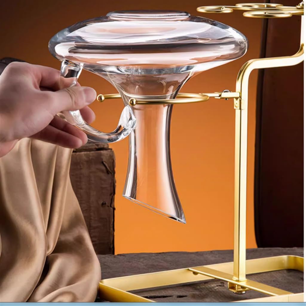 Red Wine Glass Holder Upside Down Hanging Bracket Ornament