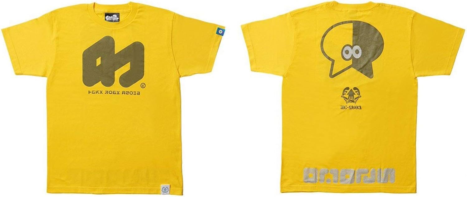 Amazon スプラトゥーン2 わかばタコt イエロー Tシャツ カットソー 通販