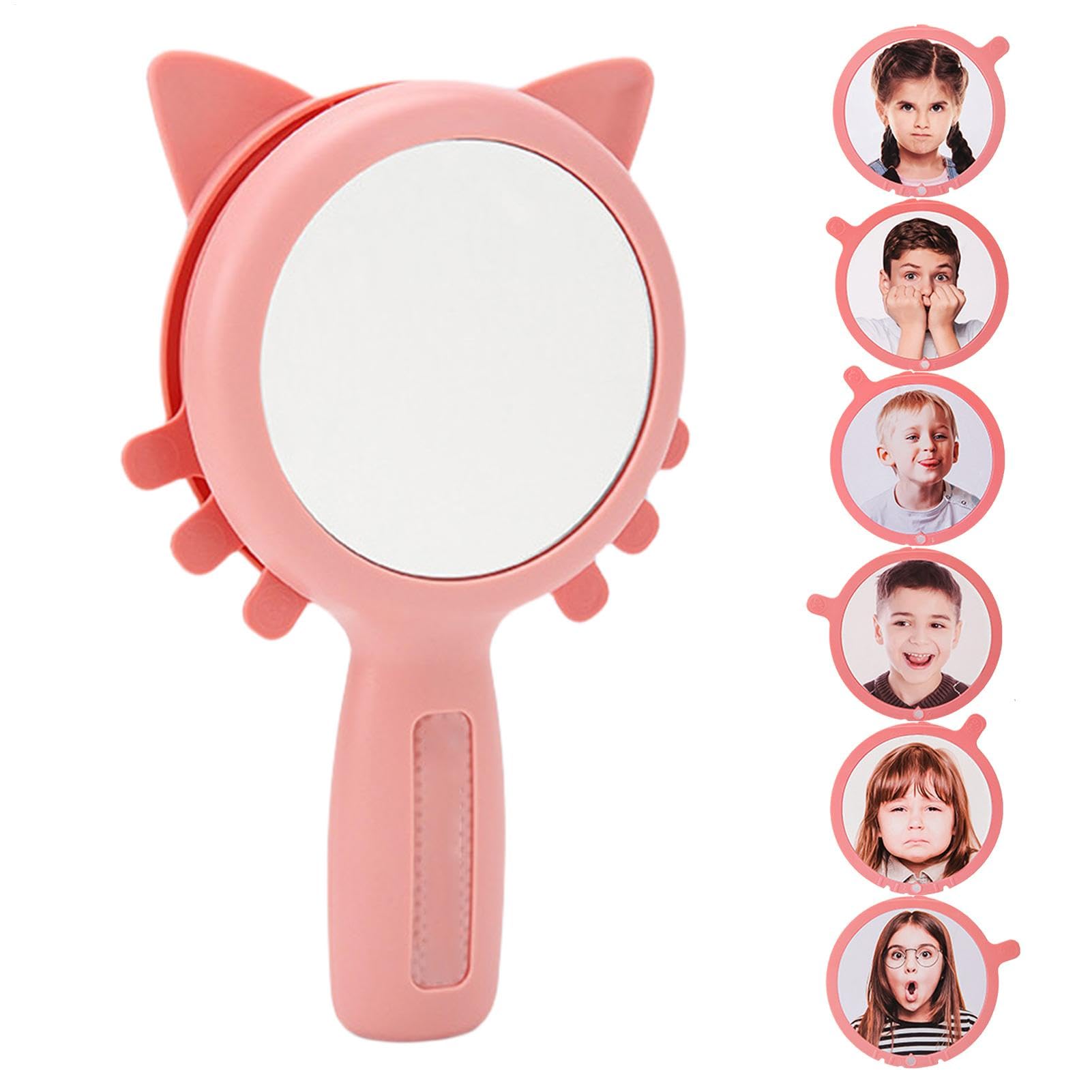 See My Feelings Mirror - Feelings Emotion Mirror | Unbreakable Mirror for Kids with 6 Expressions | Social Emotional Learning Activities, Innovative Anger Management Toys for Kindergarten
