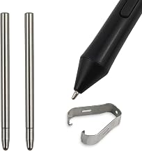 2 Pack No Wear Down Titanium Alloy Standard Pencil Nibs Fits for One by WACOM, Intuos Series Pen, Replacement Refill Tips fits for WACOM CTL-672,CTL-671,CTL-471, CTL-472