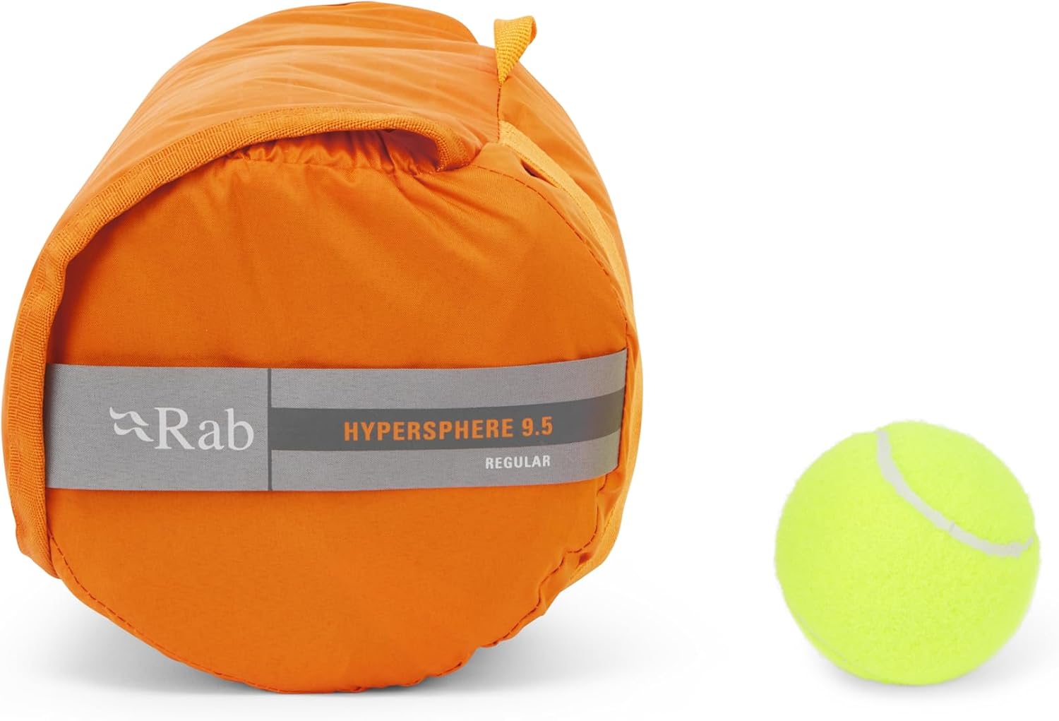 Rab Hypersphere 9.5 Lightweight Down-Insulated Sleeping Pad for Climbing, Expeditions, & Mountaineering - Marmalade - Regular