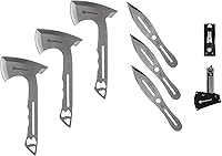 Vista 12 de Smith & Wesson Productos de lanzamiento Bullseye con diseño de acero inoxidable de tang completo y fundas protectoras de nylon para recreación