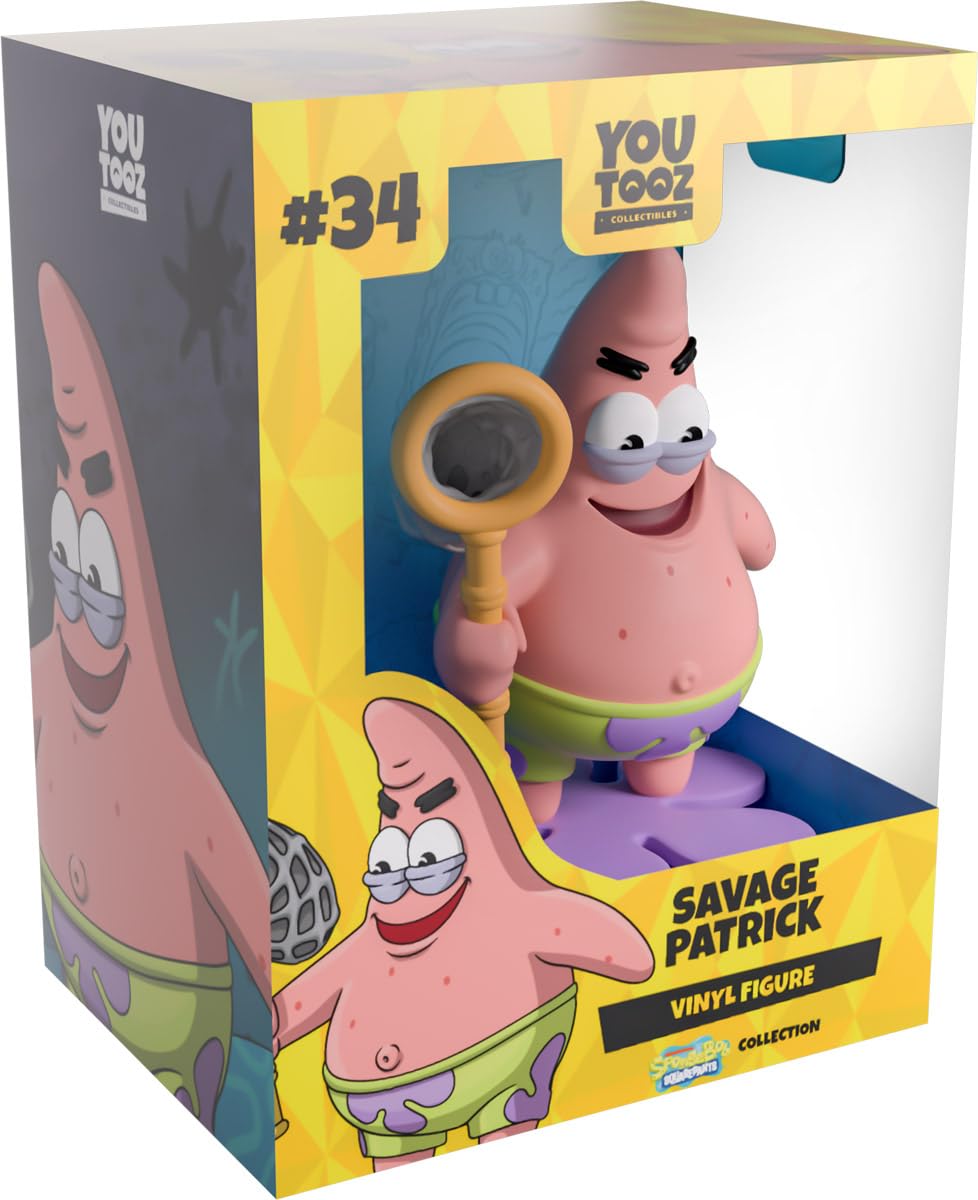 Youtooz Savage Patrick Vinyl Figure Limited Edition Collectible Toy 4.8" Stylized Figurine Premium Display Art Toy Gift for Fans & Collectors โ image 1