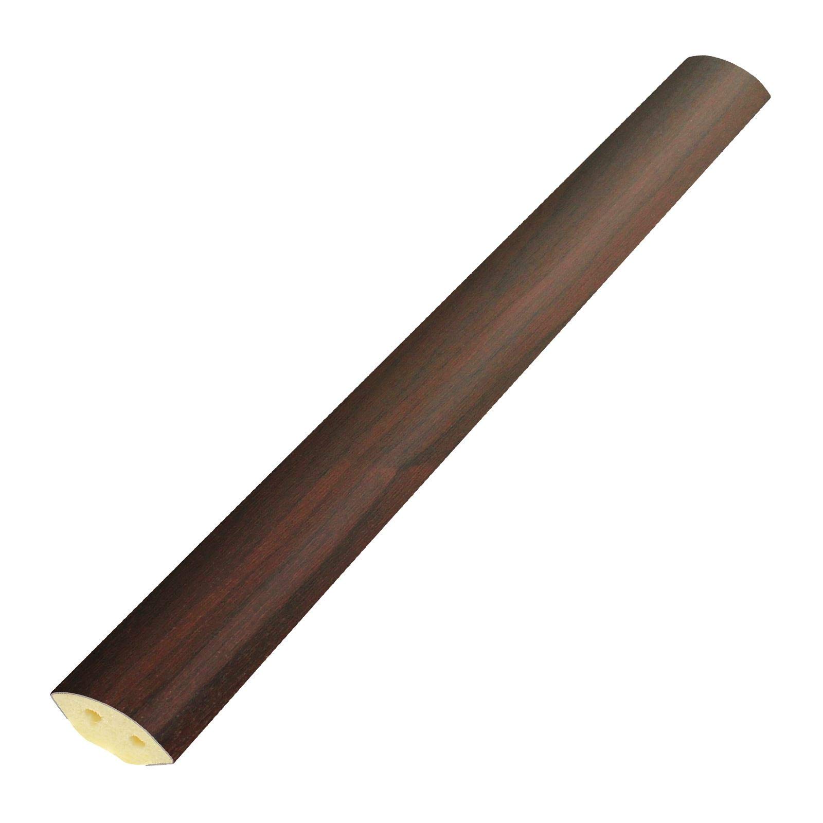 Quadrant Bead uPVC Plastic Window Door Bead Finishing Trim (2.5m) - 17.5mm, Rosewood
