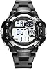 Spectrum Premium Silicone Lanyard Waterproof Teen-Adult Digital Wristwatch 336G