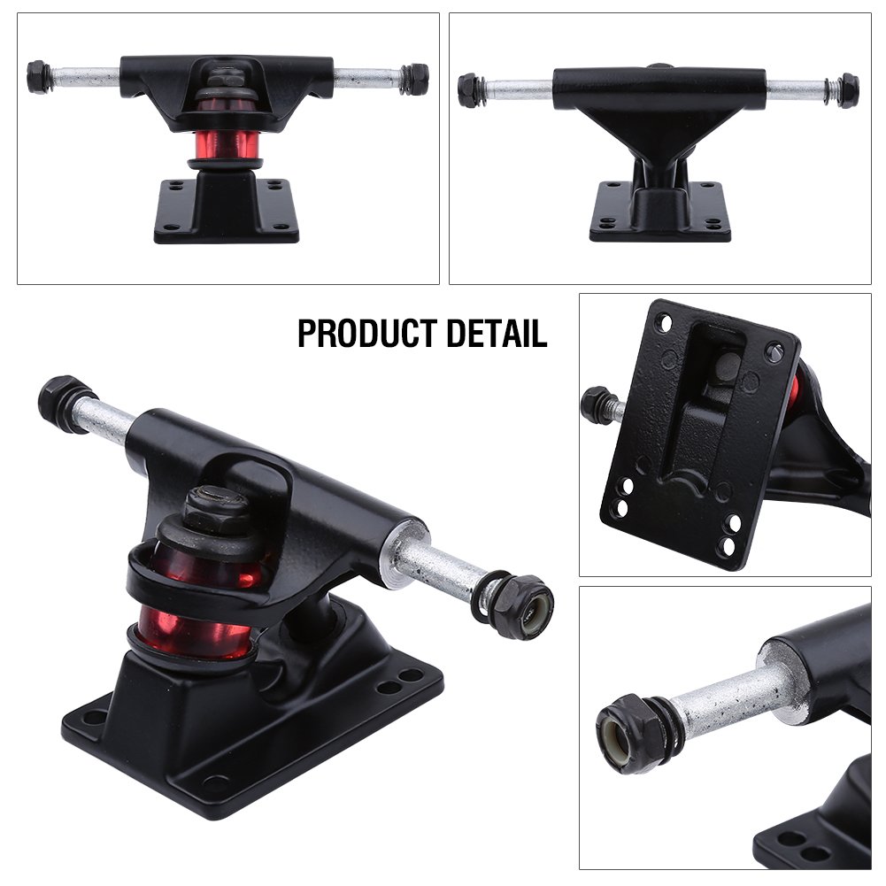 Wytino Skateboard Achsen, Skateboard Truck, 2 Stück Skateboard Trucks Combo 3,25 Zoll ABEC Longboard Skatebaord Zubehör (1#)