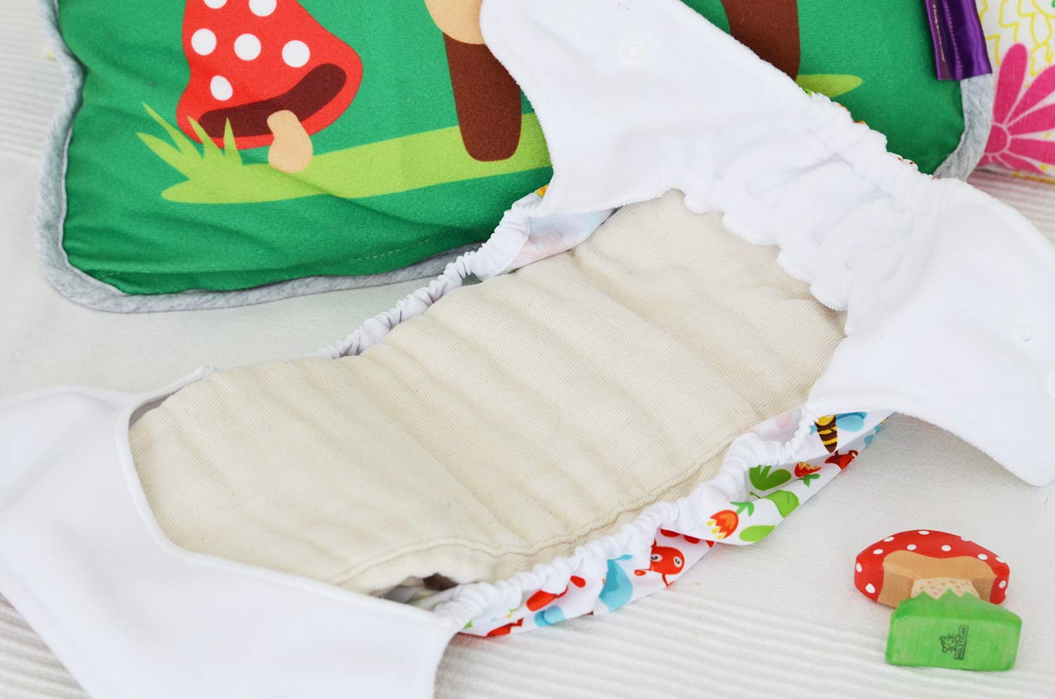 Avo + Cado Prefolds cotone biologico 1-10 pezzi pannolini stoffa 100% cotone non sbiancato Öko-Tex