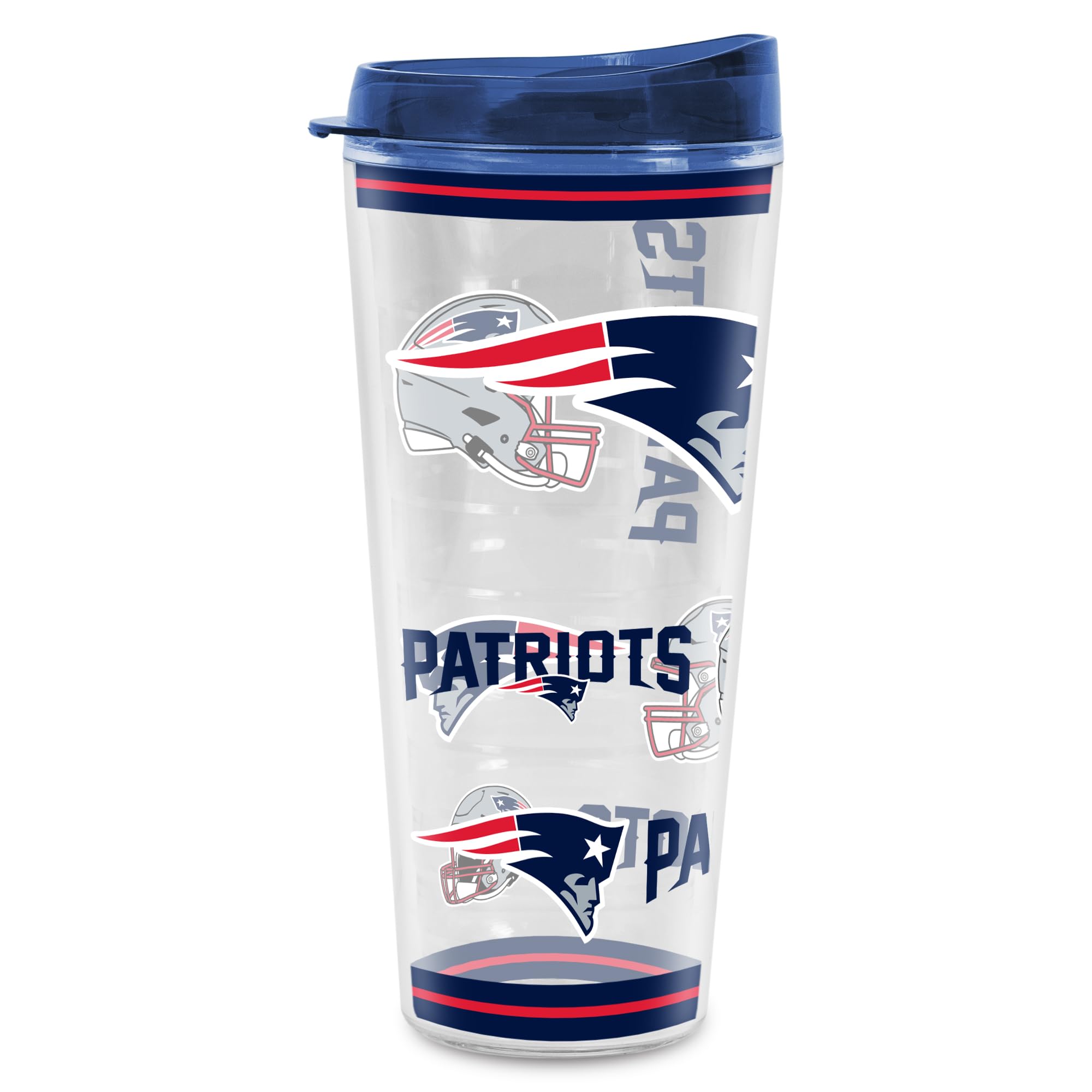 Rico Industries NFL Football New England Patriots Double Wall 20oz Tritan Tumbler