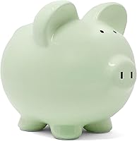 Vista 12 de Child to Cherish Cerdito de cerámica, azul