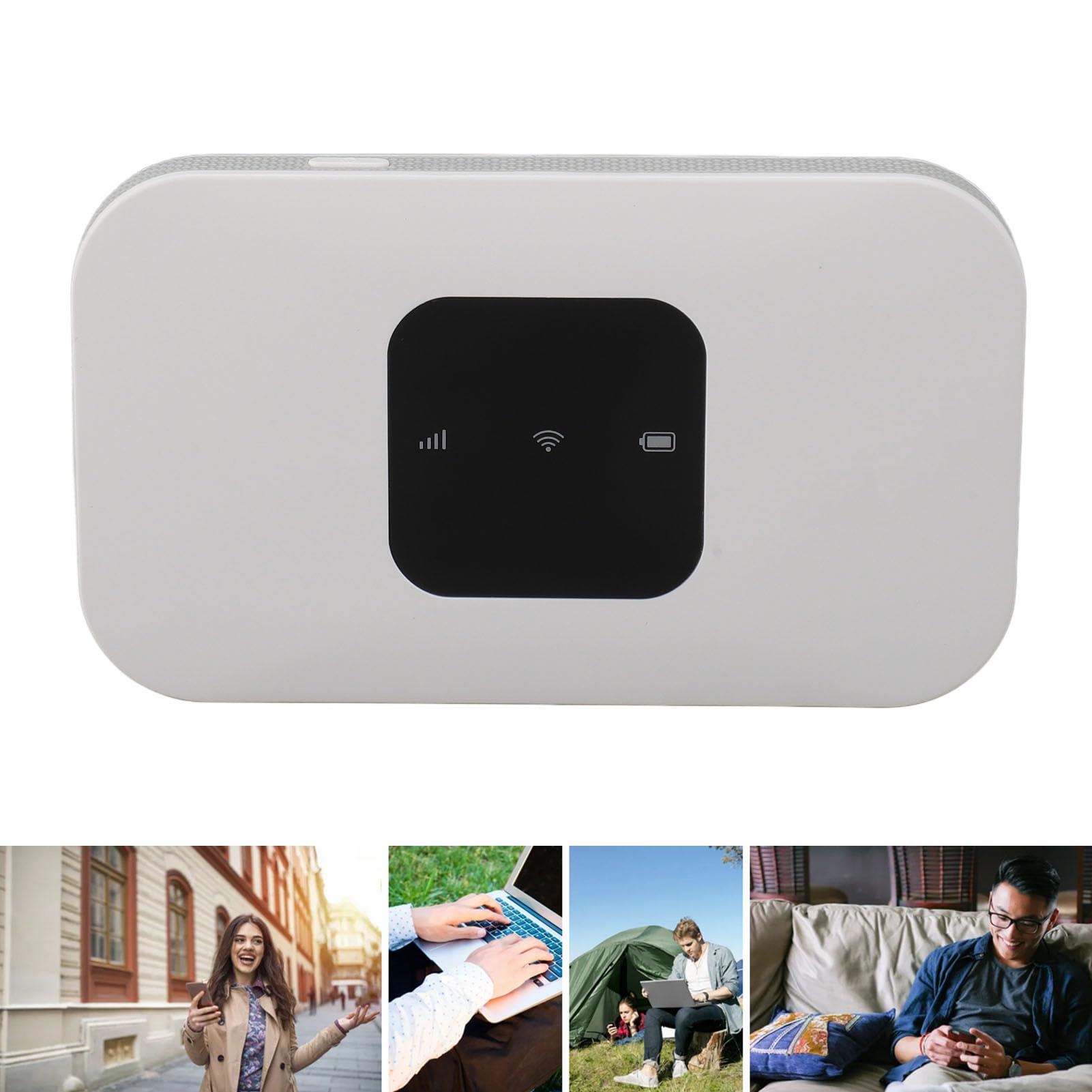 Hotspot WiFi Mobile débloqué, Routeur 4G LTE avec Emplacement pour Carte SIM, Vitesse de Transmission jusqu'à 150 Mbps, Routeur WiFi Portable pour Le Camping à Domicile, jusqu'à