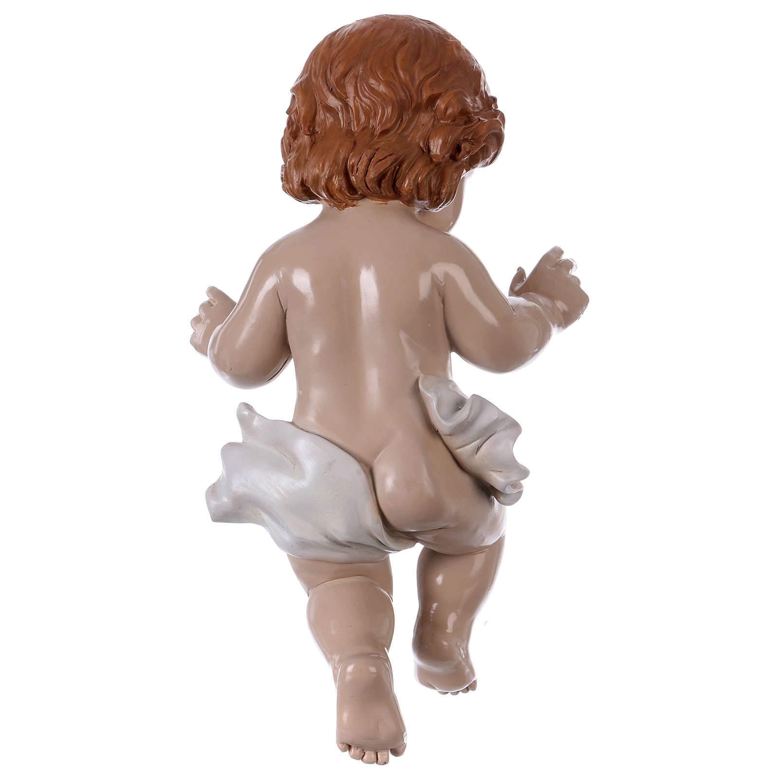 Santon Enfant Jésus Holyart - Résine Peinte Main - Hauteur 6.5 Cm - Crèche Noël