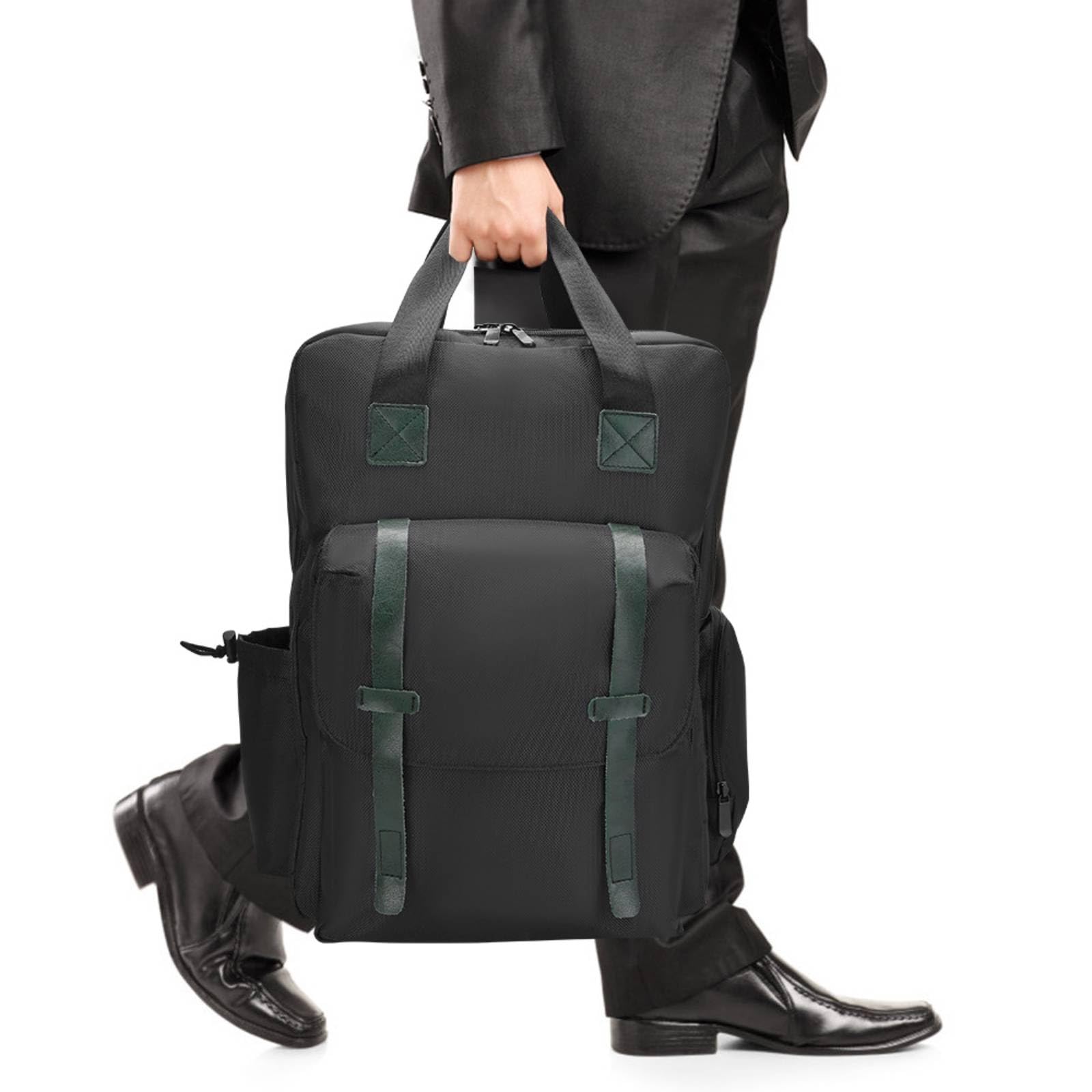 Barber-Rucksack mit Seitentaschen strukturiert Friseurtasche mit Fächern reisetauglich Friseurrucksack für Friseure
