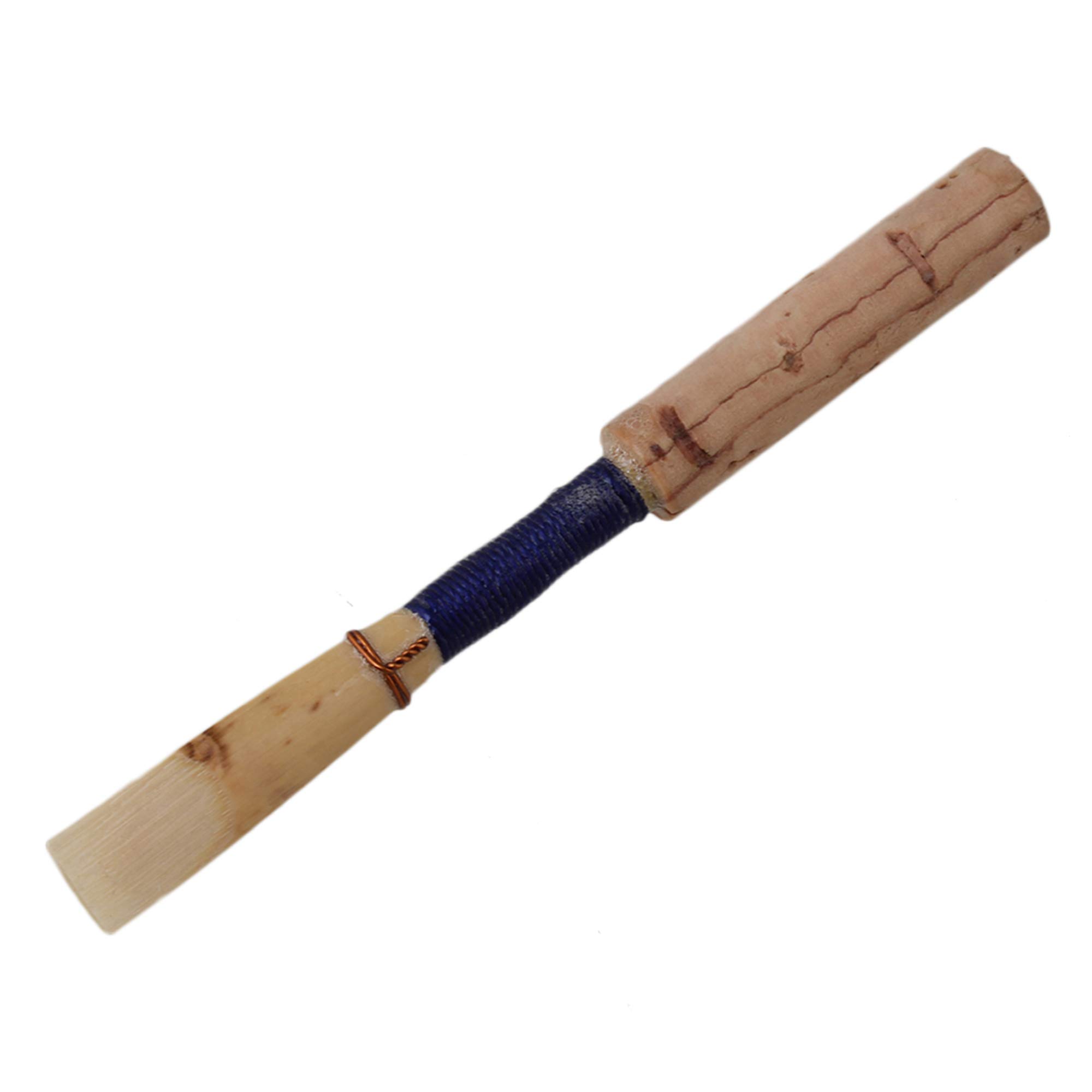 Yibuy 20 piezas medianas de 2.5 Oboe Reed piezas de instrumento de viento mediano con tubos