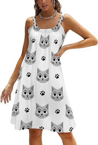 Camisón de playa para mujer, camisón suave para dormir, pijama holgado y cómodo