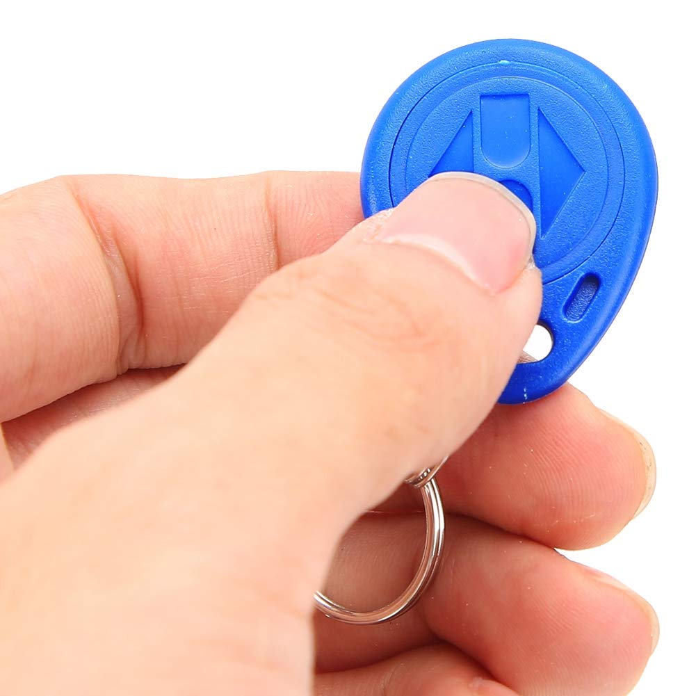 Badge 125khz YARONGTECH RFID Tag Blue EM4100 Lot De 100 Porte-clés EM
