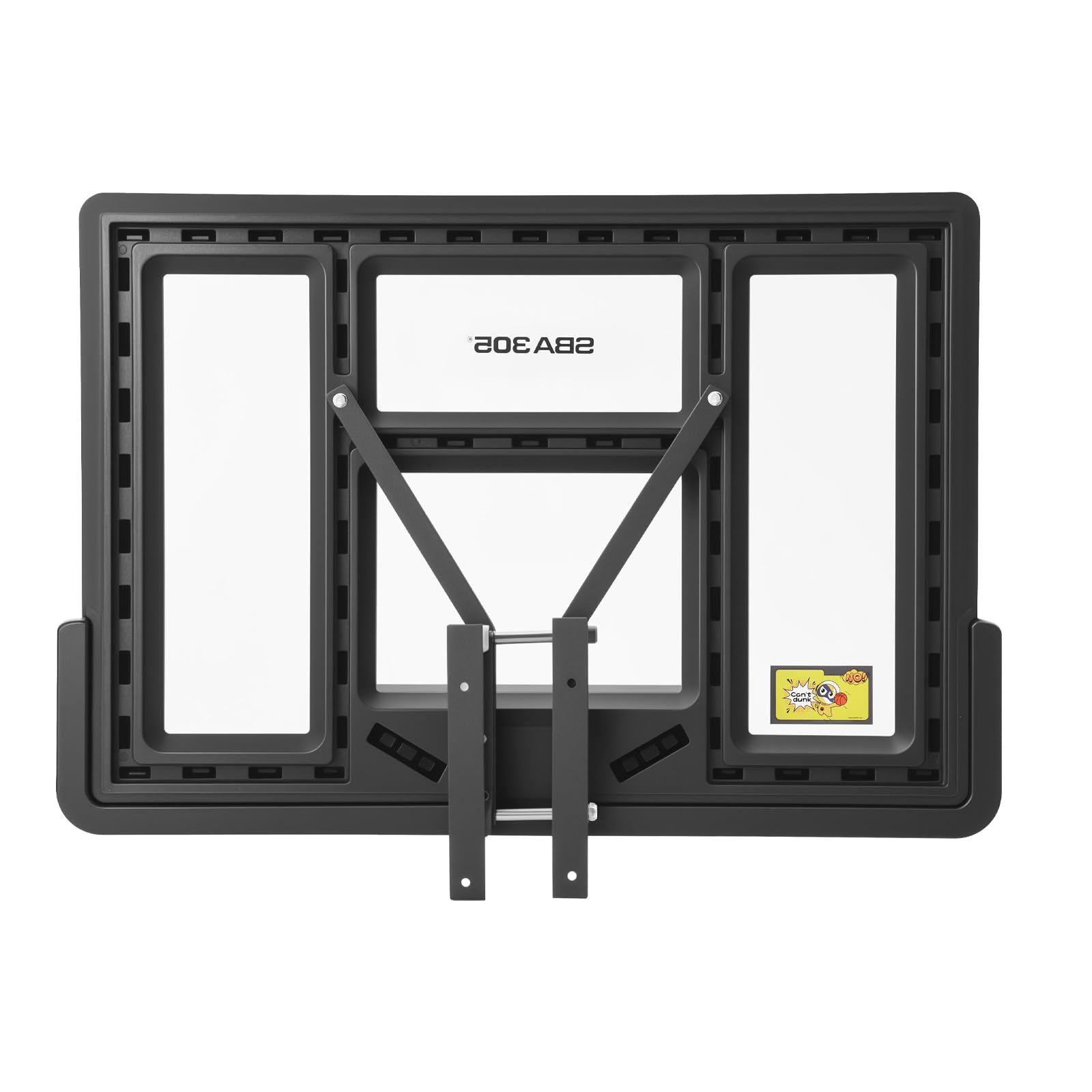 Wandmontage Basketballständer 110x75 cm PET-Rückwand Ringdurchmesser 45cm für Training