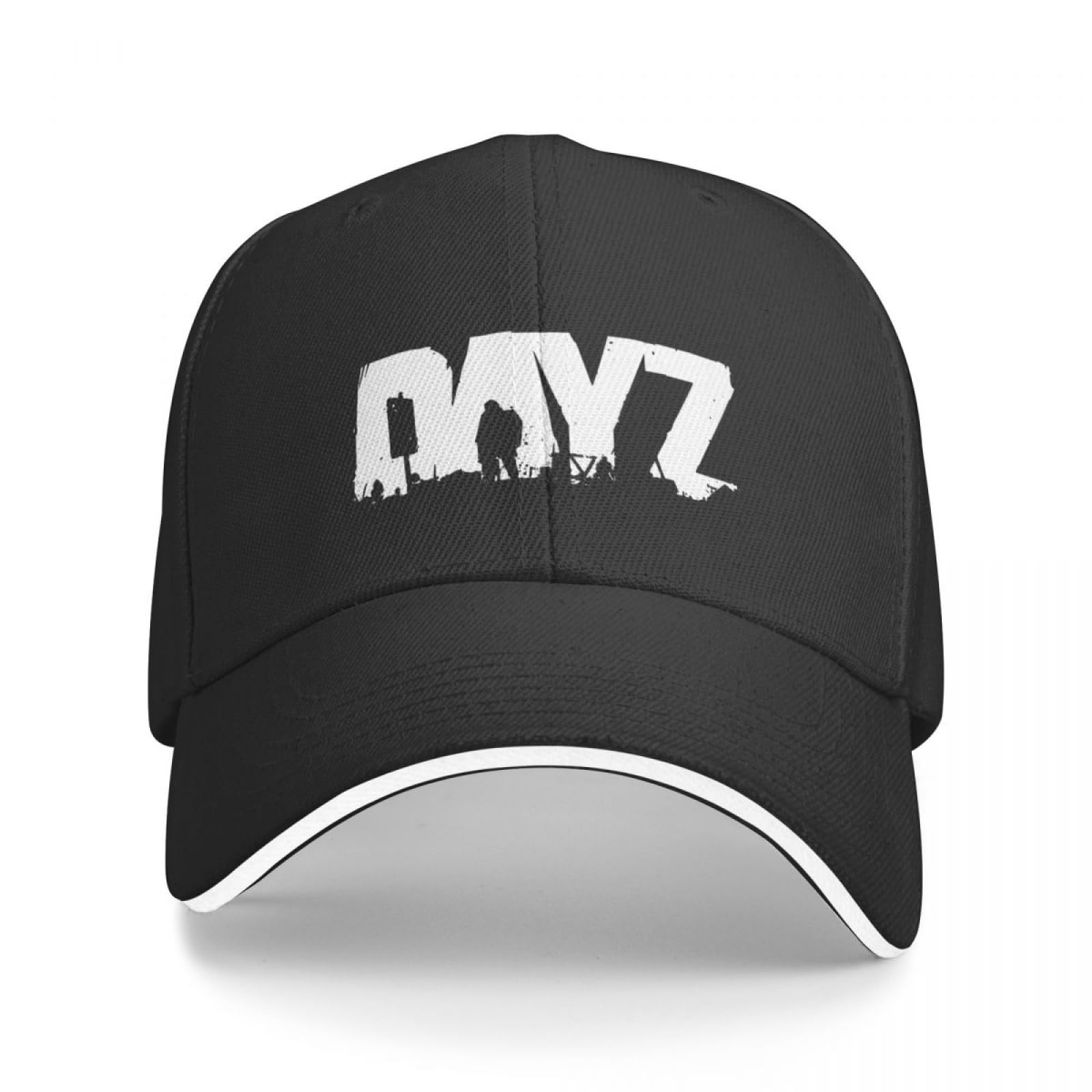 Cizieoe Unisex Black Baseball Cap Dayz Logo - Fan Art Sunhat Hood