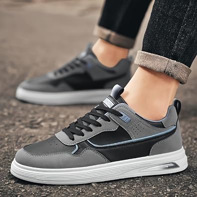 Men's Casual Sneakers - Versatile Street Style Skate Shoes, Breathable & Comfortable for All Seasons