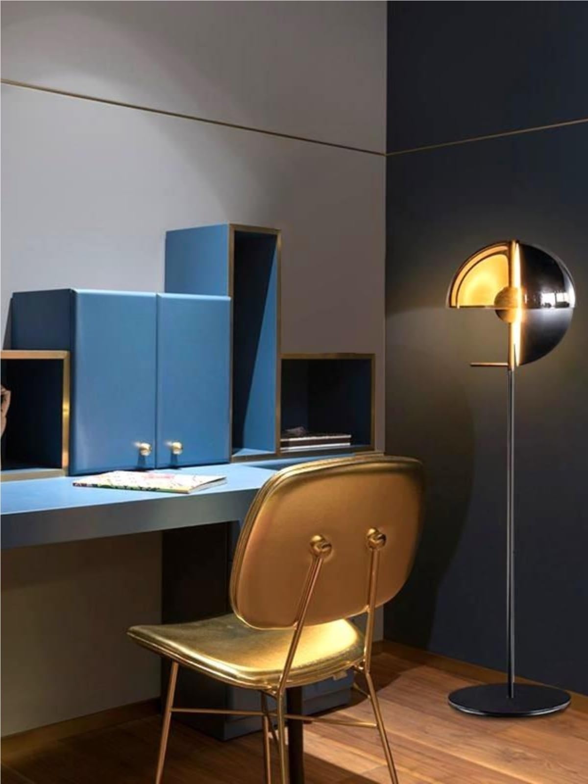 Lampes Pied Lampa Podłogowa W Stylu Industrialnym, Lampka Nocna Do Sypialni Lampy Stojące Salonu