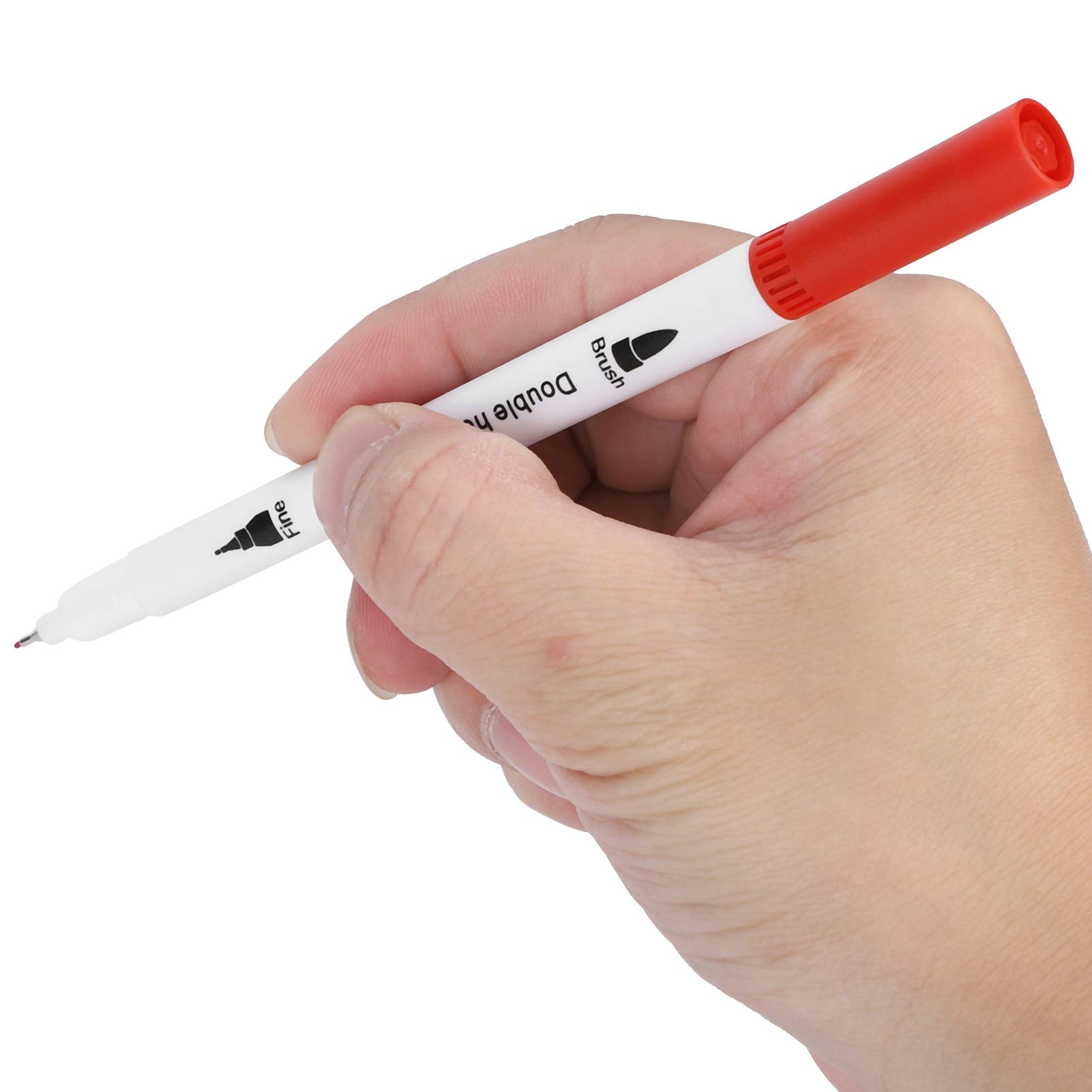 Markery akwarelowe w różnych kolorach Miękka końcówka FineLiner Podwójny pędzel Art Supplies (STBG-60色)