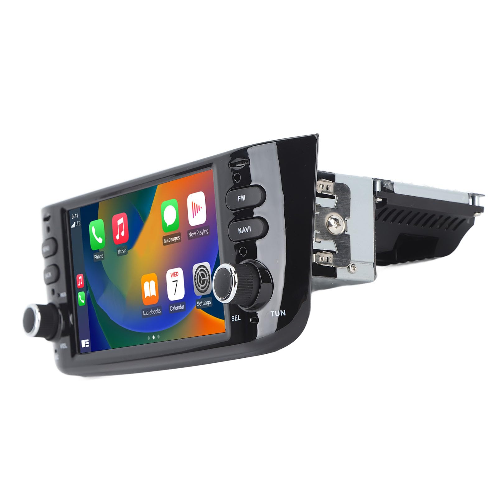 Receptor Inalámbrico para Coche Pantalla Táctil HD Estéreo para Coche de 6 2 Pulgadas Carplay Inalámbrico 2 + 32G Reemplazo de Reproductor de Navegación GPS para Linea Punto