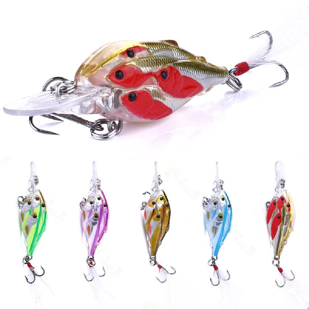 Amazon.co.jp: CrankBaits 釣り用ルアー バスのクランクベイト、淡水
