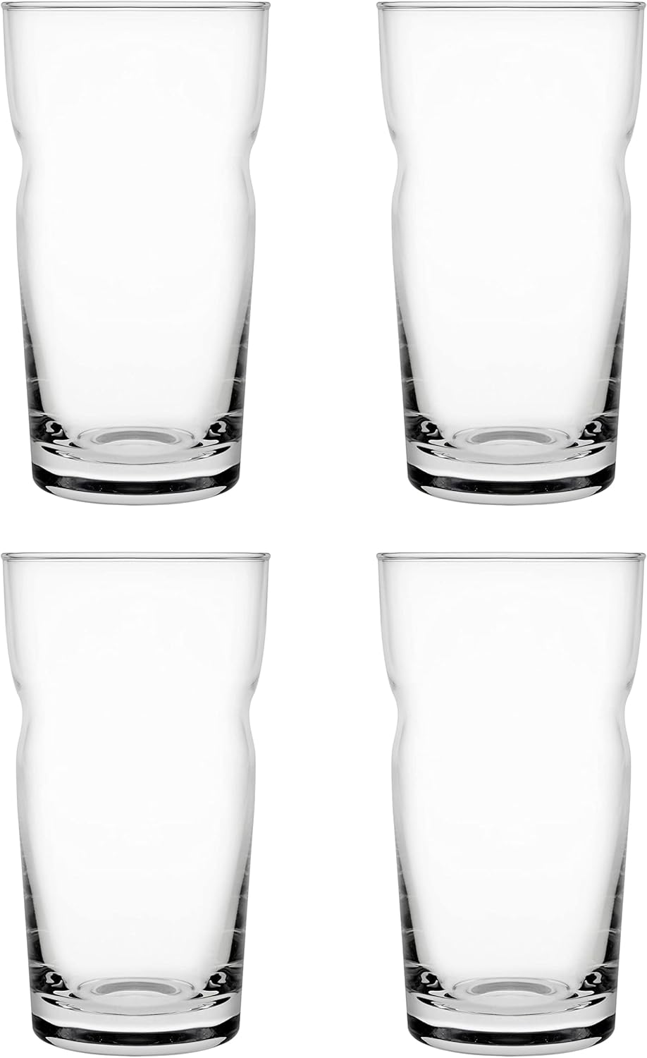 Craft Beer Glasses. Lager / IPA Beer Glass. Ale Craft Glass. (Pack of 4