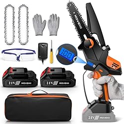 6 inch mini chainsaw with oiler